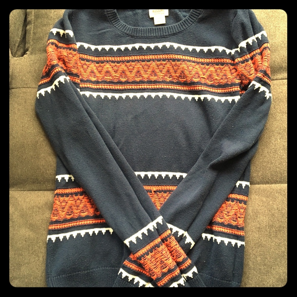 Mossimo striped sweater size small
